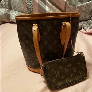 Louis Vuitton small bucket purse
